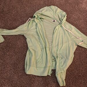 Mint hoodie zip up